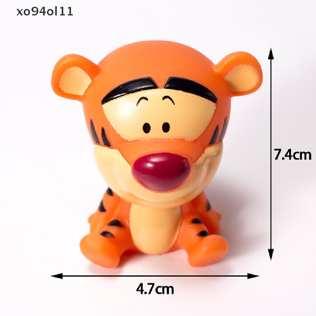 Xo 1Pc Anime Figure Disney Winnie The Pooh Tigger Piglet Patung Koleksi Boneka OL