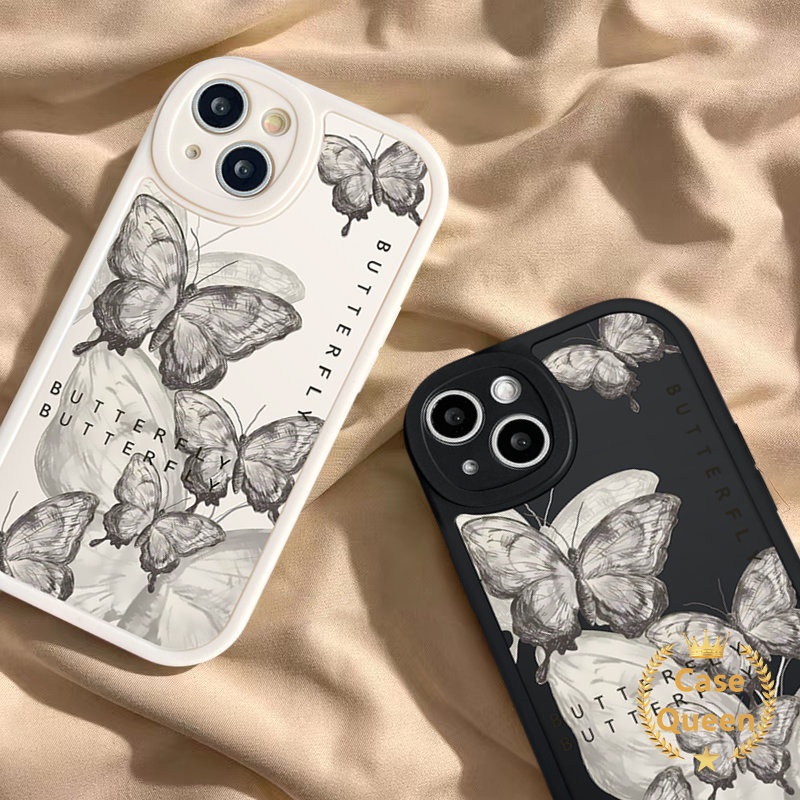 Simple Fashion Fantasy Butterfly Phone Casing Infinix Hot 11s 10s 11 9 10 10T Play Note 8 Infinix Smart 6 5 Hot 10 Lite Soft Cover