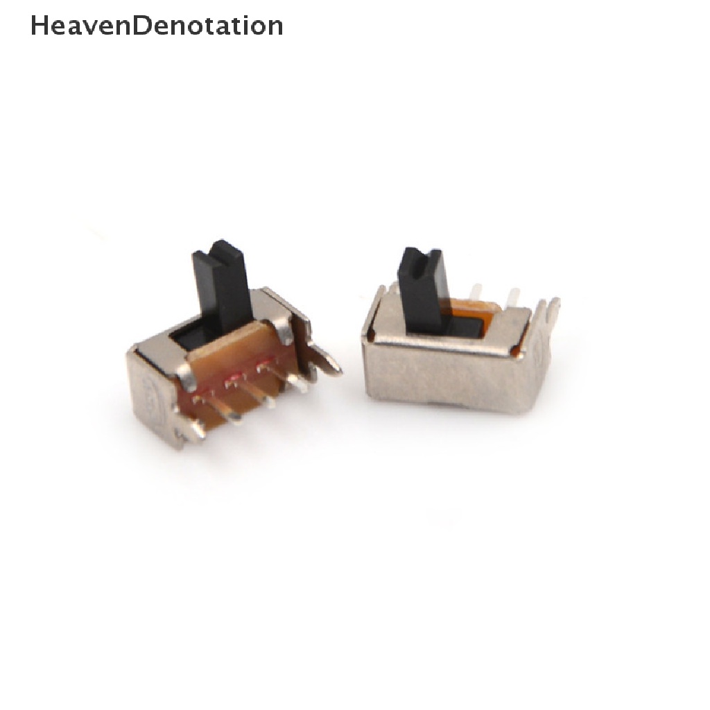 [HeavenDenotation] 10pcs/set SK12D07 Saklar Slide Sudut Kanan Power Switch 3P SPDT 2mm Pitch 10pcs HDV