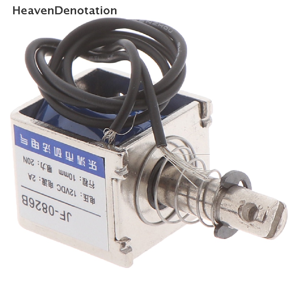 [HeavenDenotation] Jf-0826b 12V/2A 10mm 20N push pull Tipe open frame solenoid electro HDV