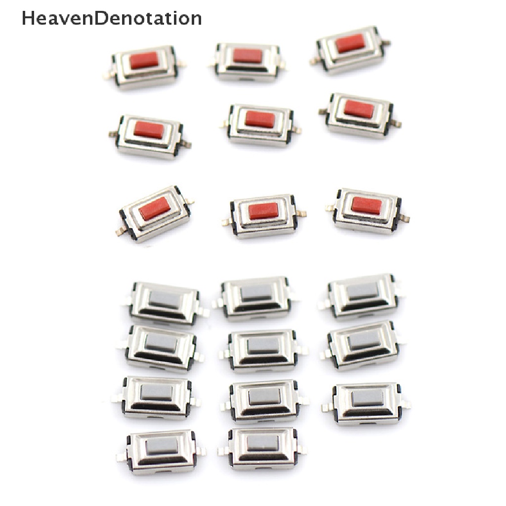 [HeavenDenotation] 20pcs/set 3 * 6 * 2.5mm Tactile Push Button Switch Saklar Kebijaksanaan Saklar Mikro 2-Pin HDV