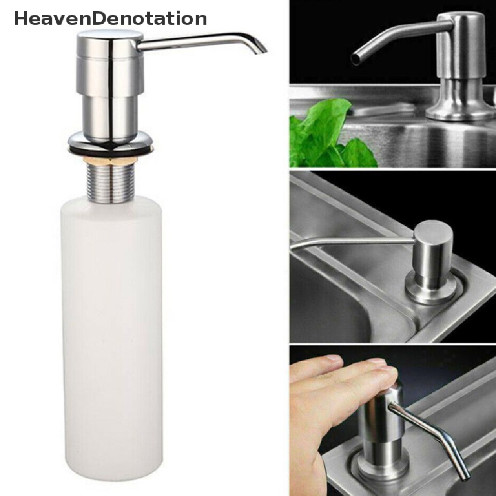 [HeavenDenotation] 300ml Dispenser Sabun Wastafel Dapur Pump Head Liquid Botol Organizer Kenyamanan HDV