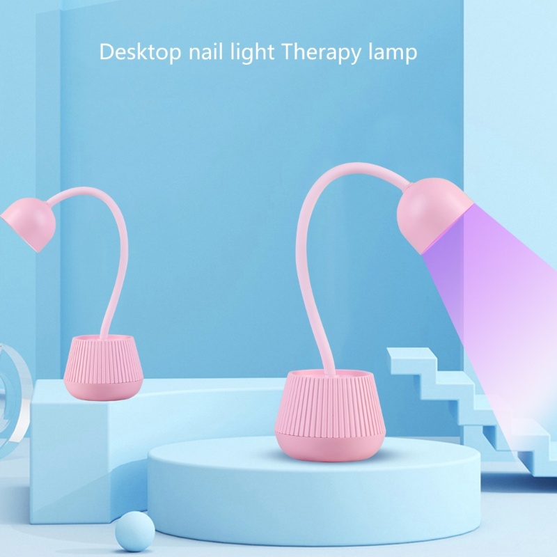 Siy Lampu UV LED Nail Pengering Kuku Mini Portable360°Rotatable Hands Free Quick Dry Gel Nail Light Curing Lamp/Lampu Curing Lampu Paku Tembak