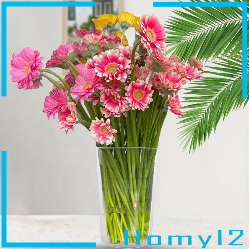 [HOMYL2] Acrylic Vase Flowers Classy Vas Bunga Bening Untuk Festival Liburan Desktop