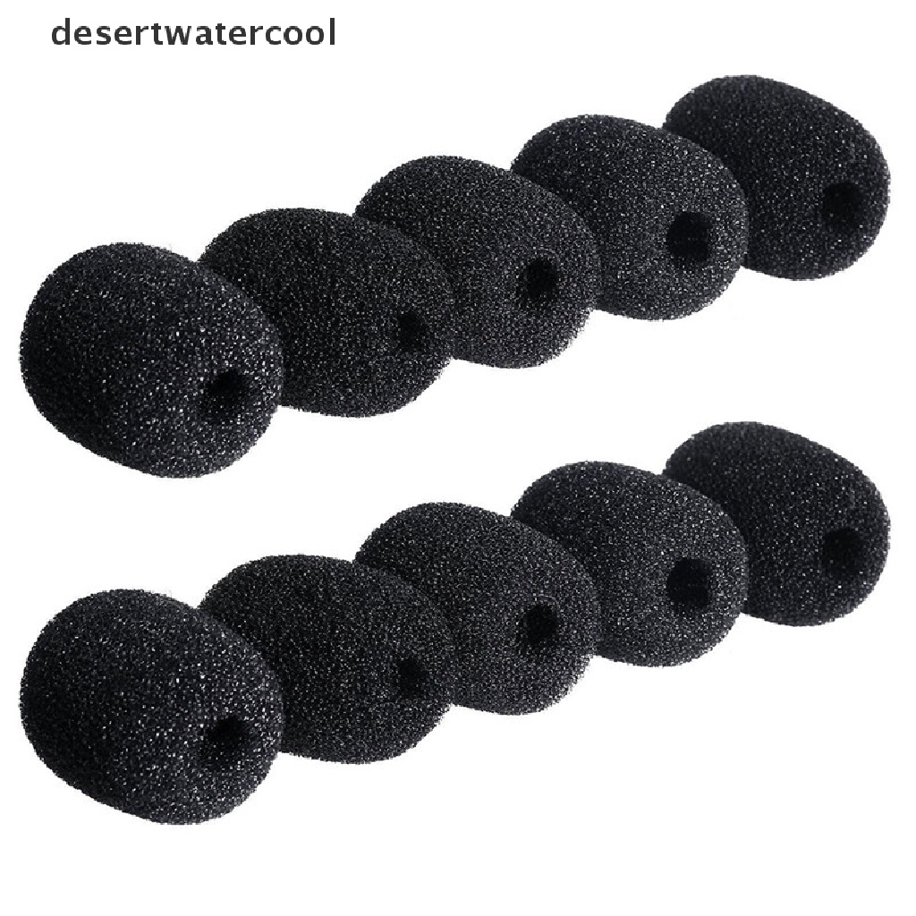 Deid 5PCS Mic Microphone Kaca Depan Busa Lembut Pad Mic Cover Holder Sponge Skin Martijn