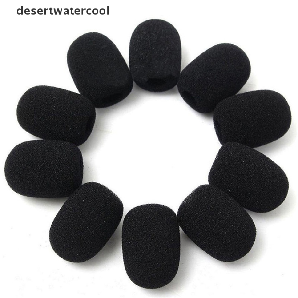 Deid 5PCS Mic Microphone Kaca Depan Busa Lembut Pad Mic Cover Holder Sponge Skin Martijn