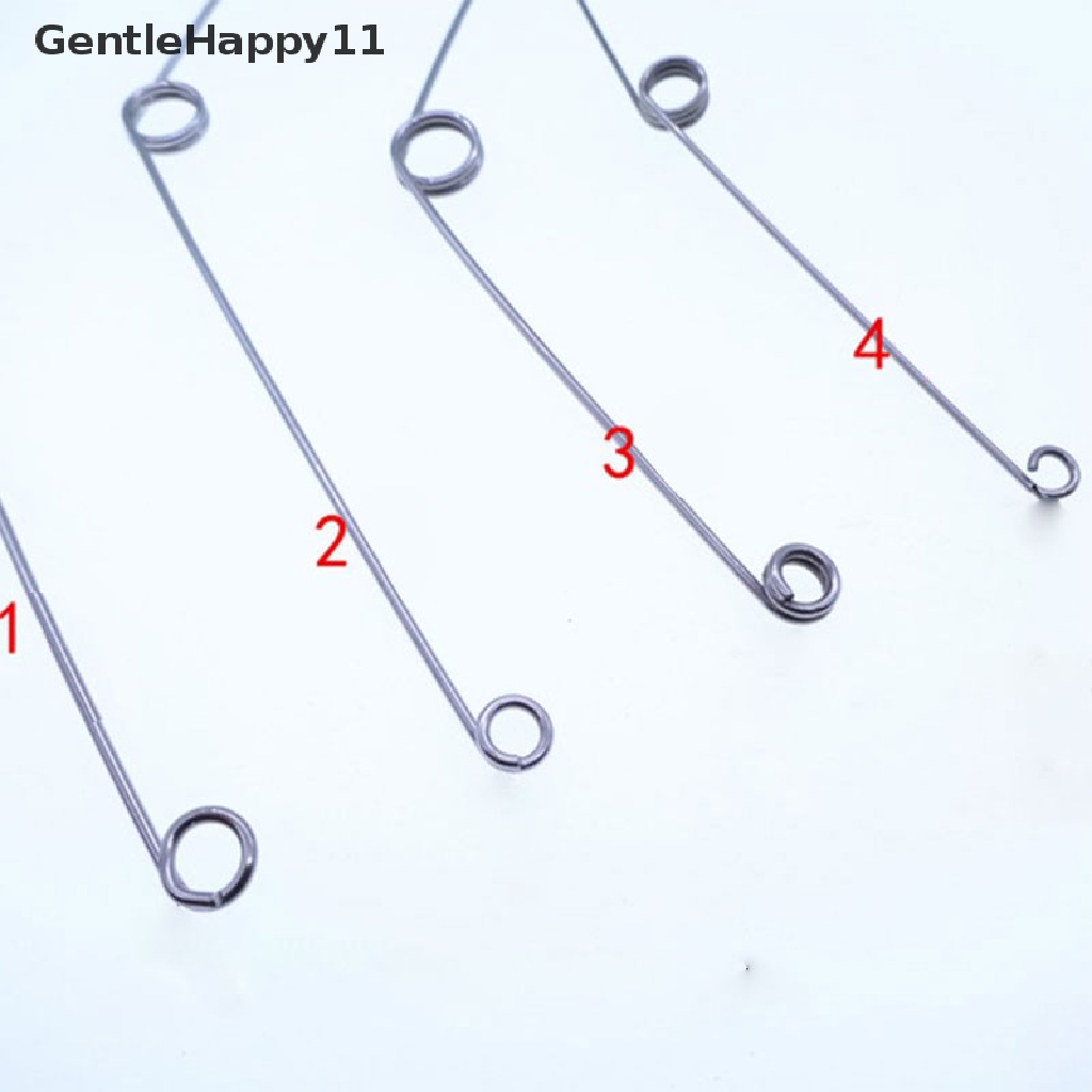 Gentlehappy Camping Perangkat Memancing Otomatis Spring Ejection Hook Stainless Steel Tackle id