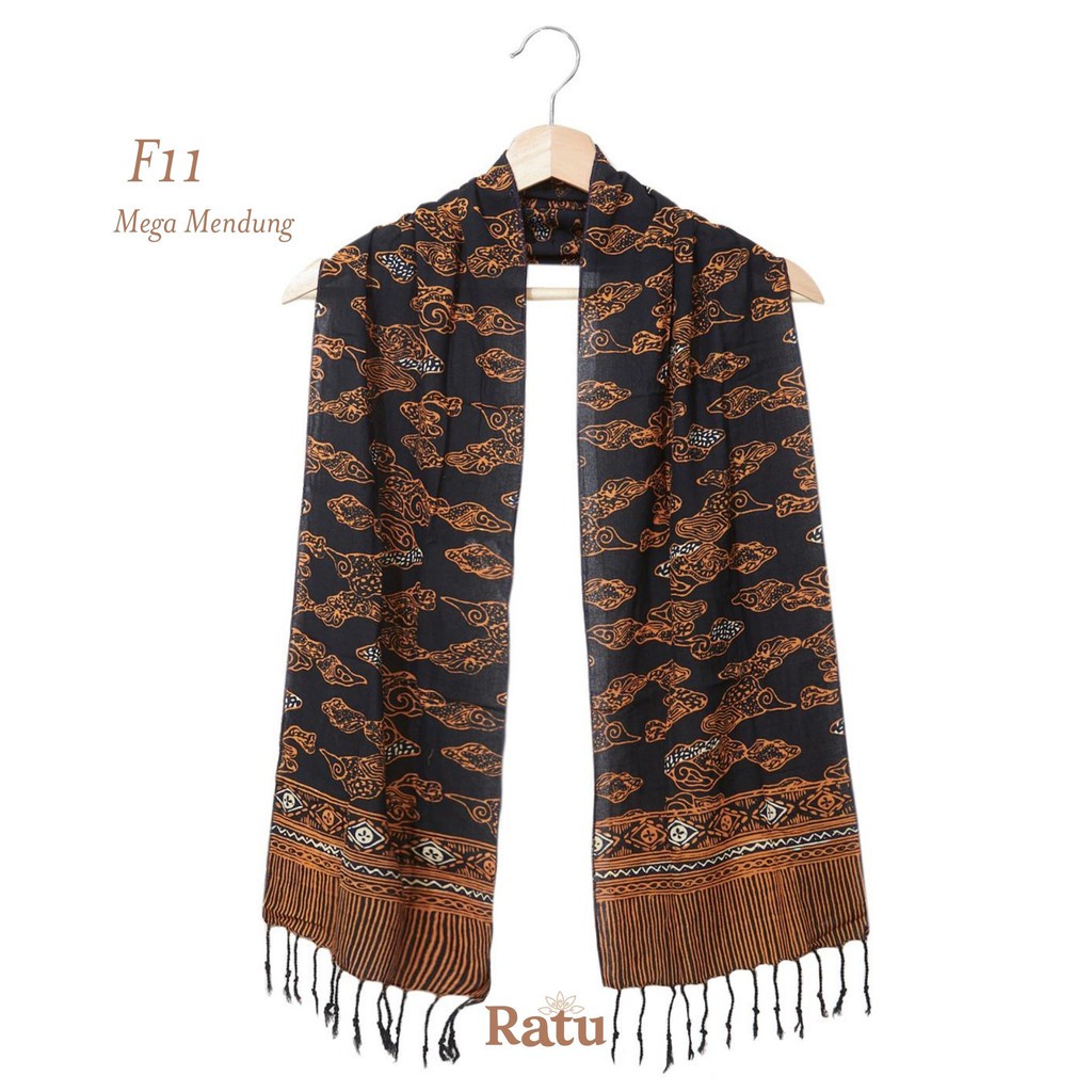 RATU - Scarf Batik F11 Sogan
