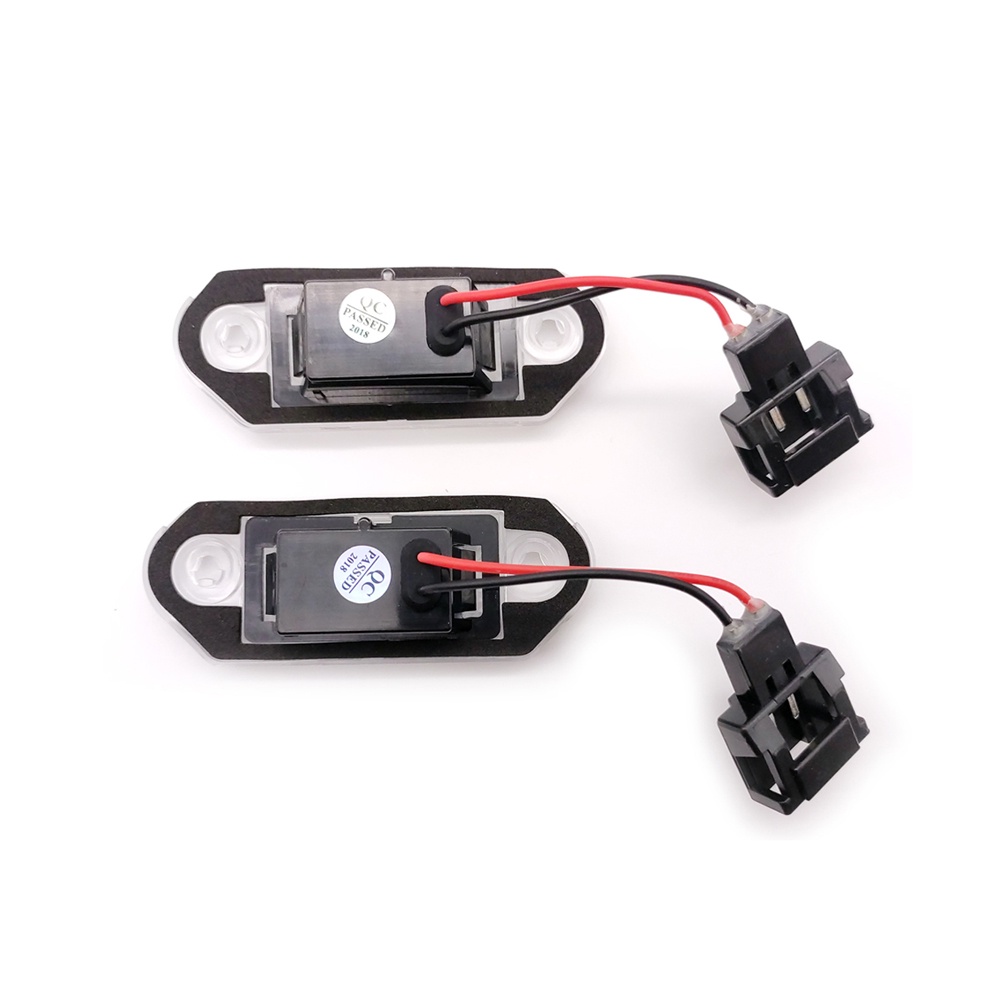 2pcs Lampu Plat Nomor LED Putih Kecerahan Tinggi Lampu Plat Nomor Untuk VW Golf MK3 Vento Jetta GOL Untuk Skoda Octavia