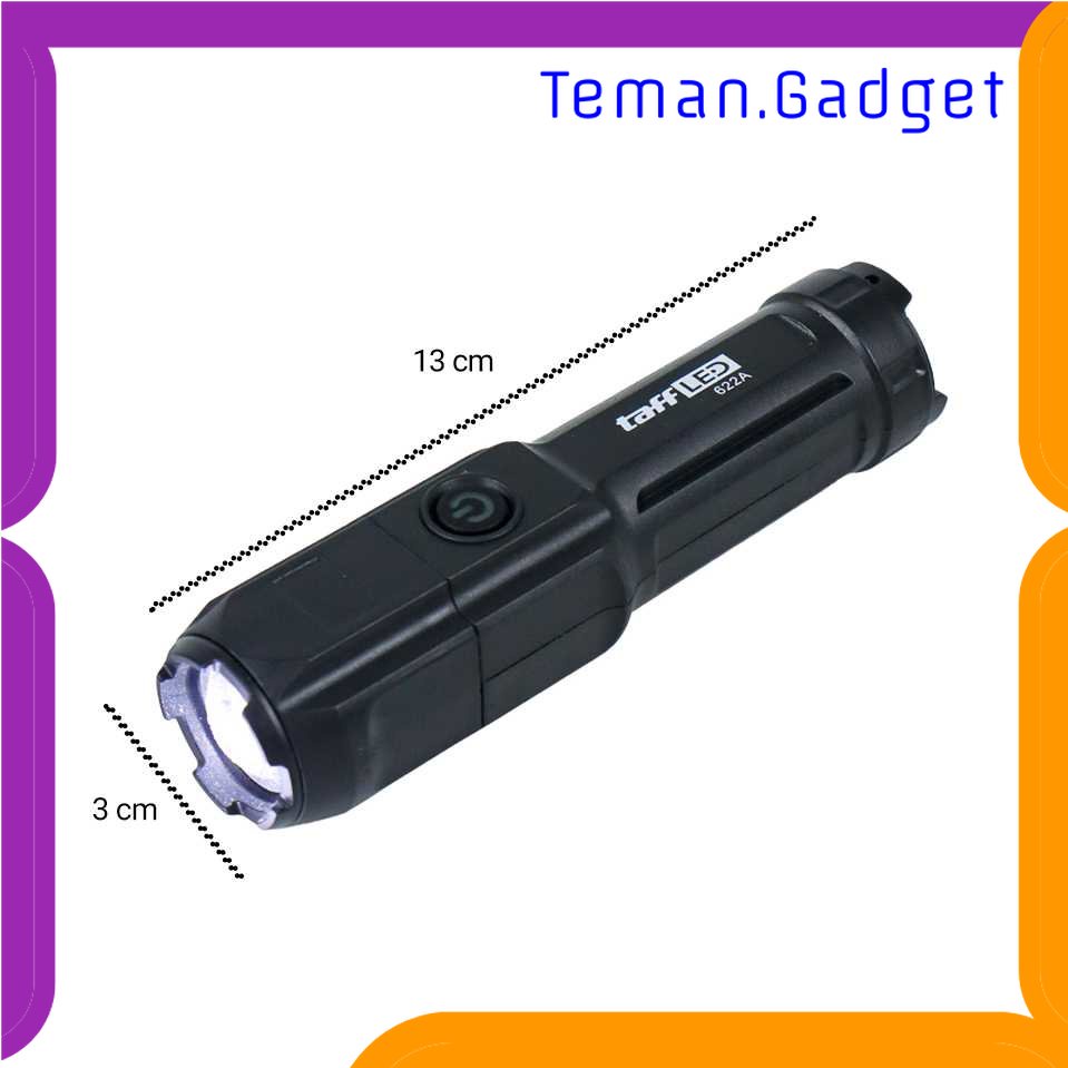 TG - LMP TaffLED Senter LED Mini Rechargable Telescopic Zoom XPE - F15-T