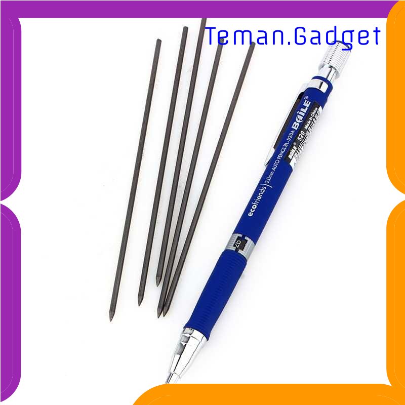 TG - ATK BAILE Pensil Mekanik Mechanical Pencil 2B 2mm 12 Isi - BL-621