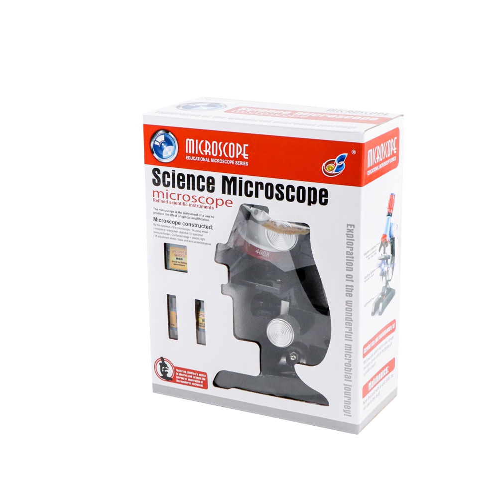 Mikroskop Edukasi Pembesaran 1200X Magnification - Black