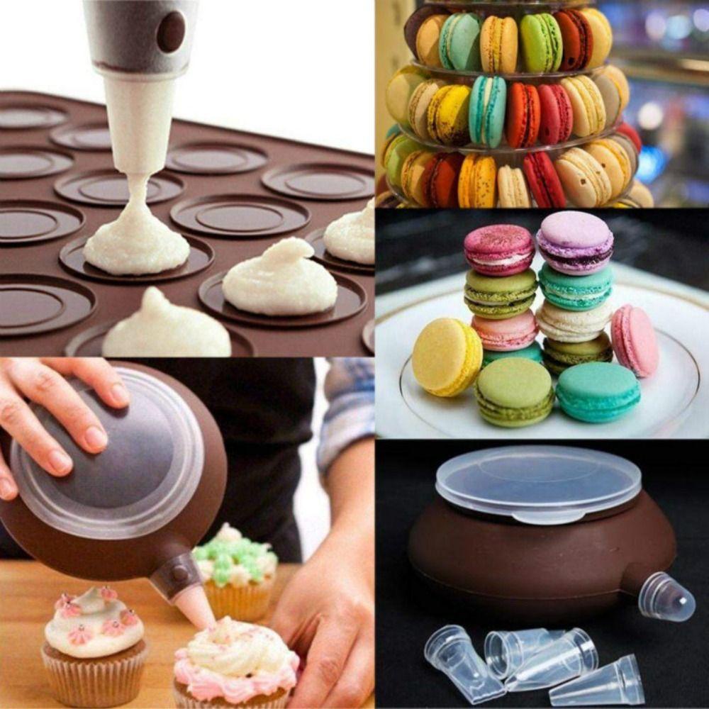 [Elegan] Decoration Pot Silicone Food Grade Biskuit Hias Kue Coklat Nozzle Pot