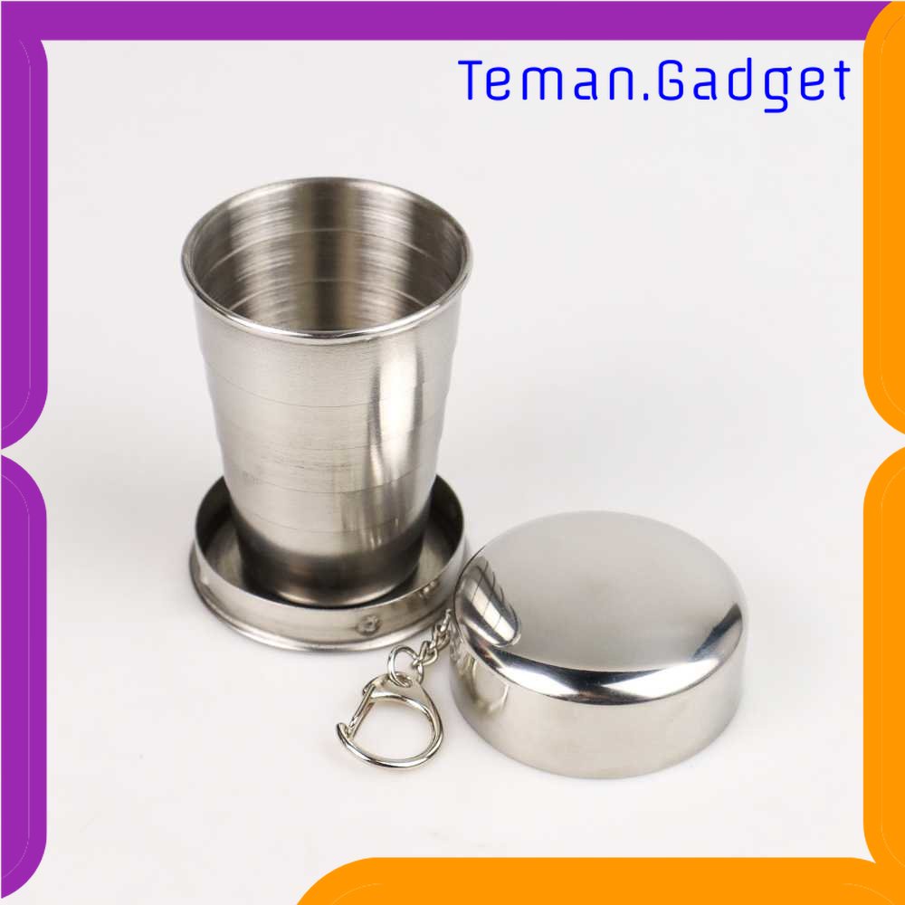 TG - OLR Gantungan Kunci Gelas Lipat Camping Folded Cup 69 ml - 7011