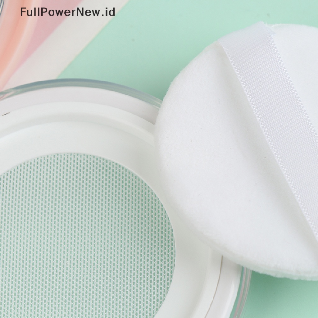 Power 3g Ultra-Tipis Kosong Longgar Kotak Bedak Pot Makeup Jar Ayak Wadah Puff Mirror ID