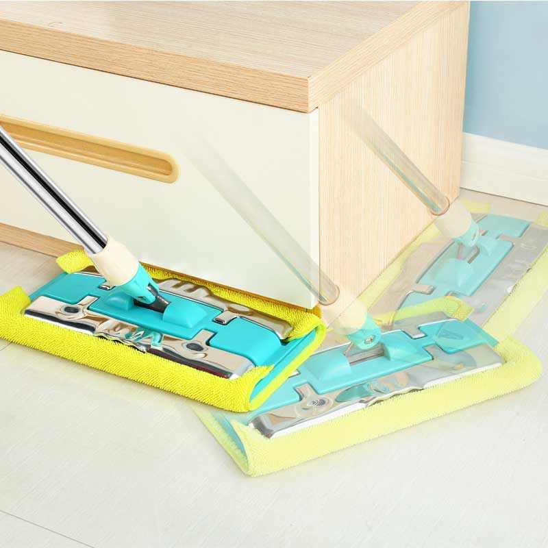 JIESHIBAO Alat Pel Wet Floor Mops Microfiber 360 Rotating - H-01 ( Mughnii )