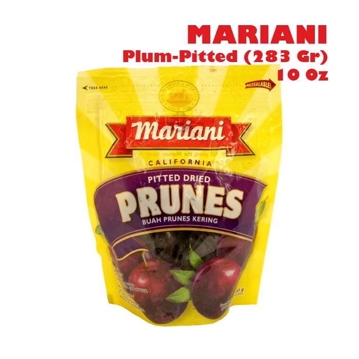 MARIANI Plum Prunes Pitted 10 Oz / 283 Gr