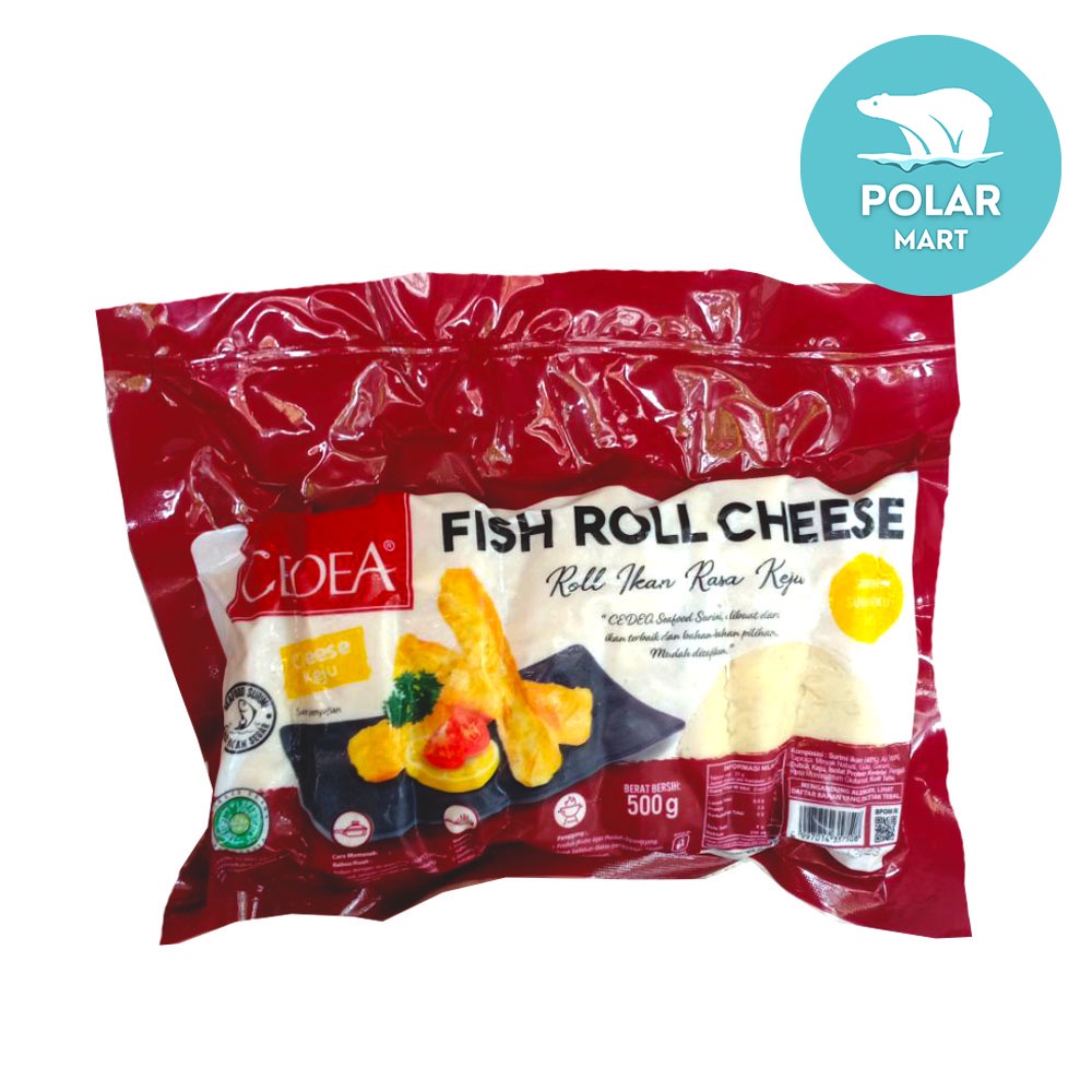 

[Cab. Cimahi] Cedea Fish Roll Cheese 500 Gram (FROZEN FOOD BANDUNG)