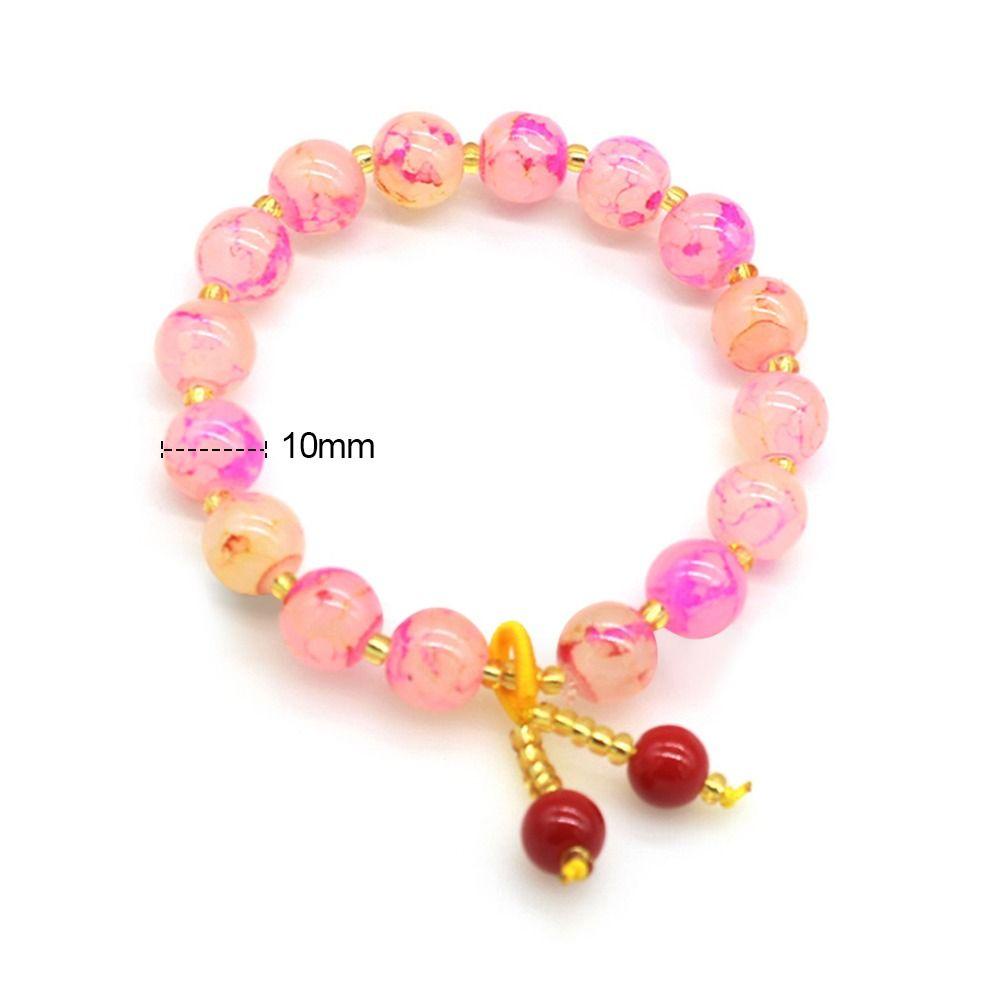 Nanas 3 Pcs Manik-Manik Kaca Gelang Fashion Wanita Aksesoris Perhiasan Hadiah Kepribadian