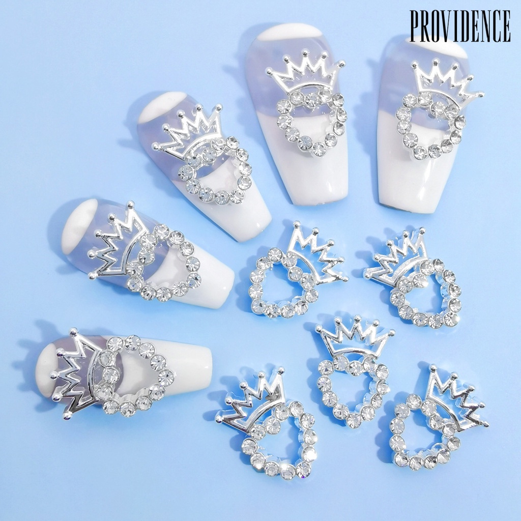 Providence Dekorasi Kuku Bentuk Kreatif Efek Visual Mengkilap Berkilau Desain Mutiara Imitasi Aplikasi Lebar Paduan Tahan Luntur 3D Nail Art Charms Manicure Jewelry Perlengkapan Kuku