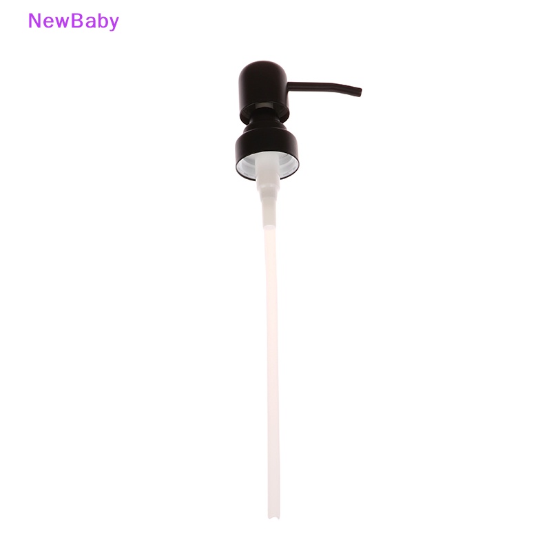 Newbaby Dispenser Sabun Cair Stainless Steel Lotion Shampoo Pump Untuk Kamar Mandi ID