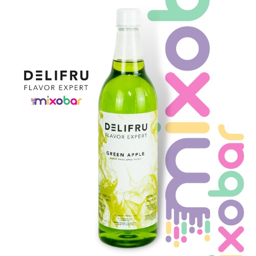 

Delifru Syrup Green Apple 1000ml l Sirup Minuman