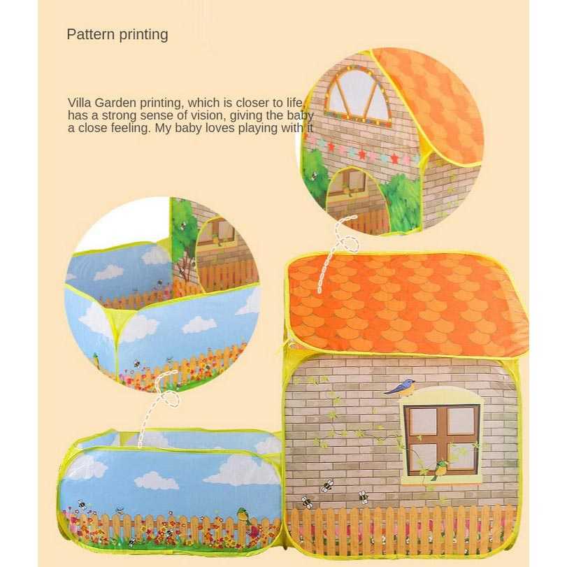 ROXPORT Tenda Bermain Anak Portable Tent Model Garden House - KL100 ( Mughnii )