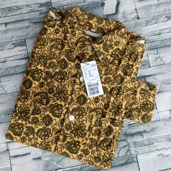 Eucalyftus Kemeja pria vintage jadul Kemeja flanel premium pria