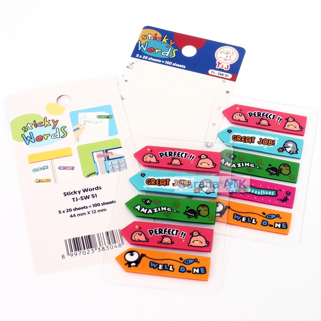 

TOM & JERRY - Sticker Kata SW 51 Sticker Words - Pad