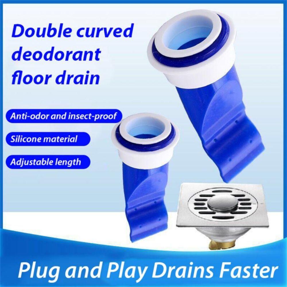 【 ELEGANT 】 Floor Drain Deodorisasi Anti Bocor Alat Kamar Mandi Berguna Menyaring Dapur Silikon Selokan Seal Draininner Core