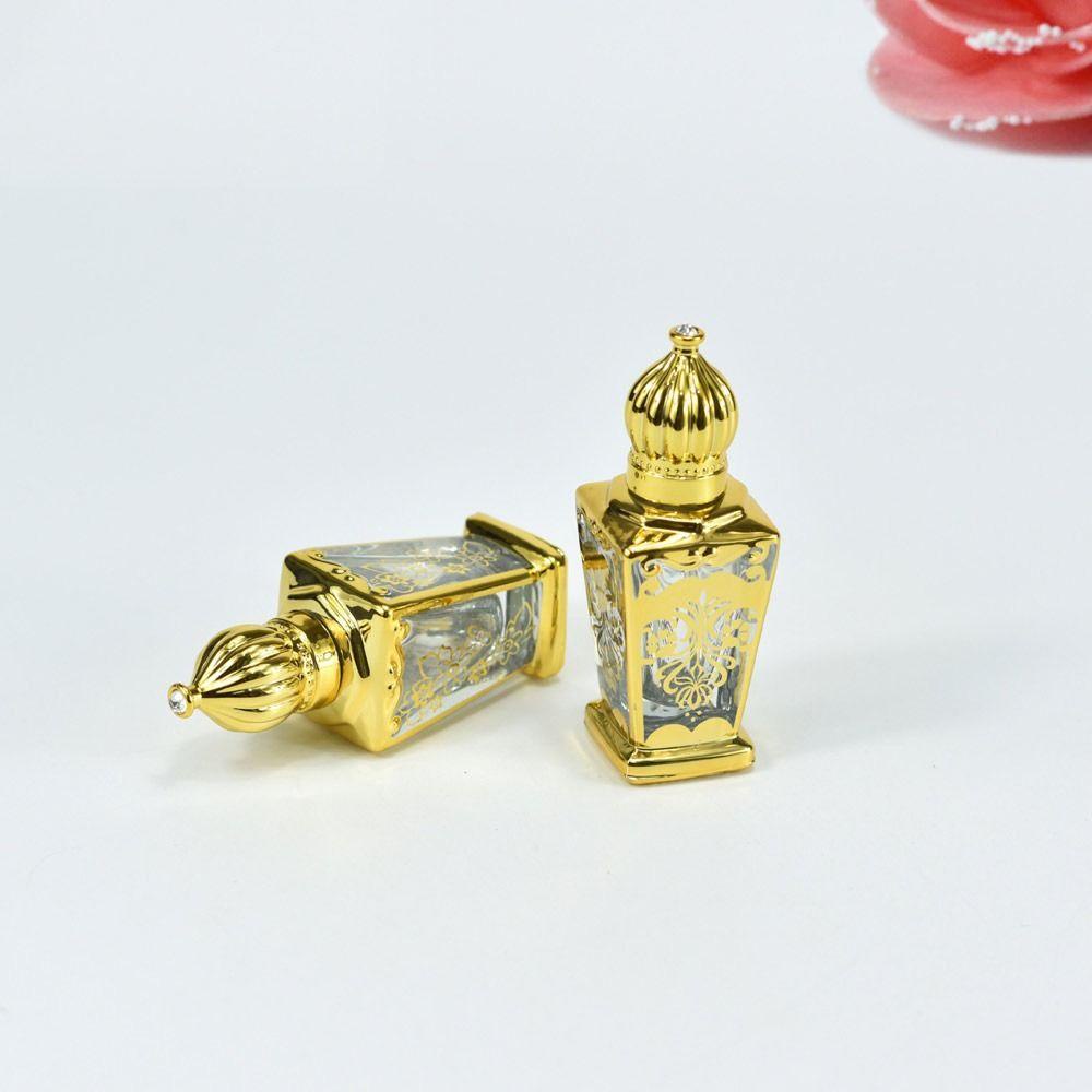 POPULAR Populer 2Pcs Botol Rol Isi Ulang Gold 11ml Wadah Kosong