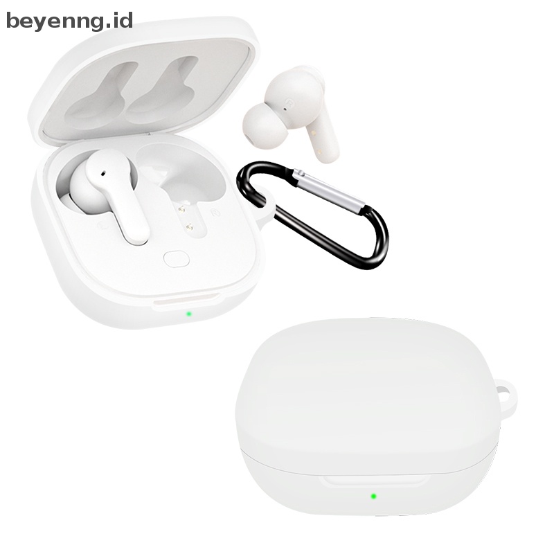 Beyen Trendi Lucu Shockproof Bluetooth Headset Case Tahan Debu Soft Shell Silikon Earphone Cases Untuk QCY T13 Charging Box Dengan Hook ID