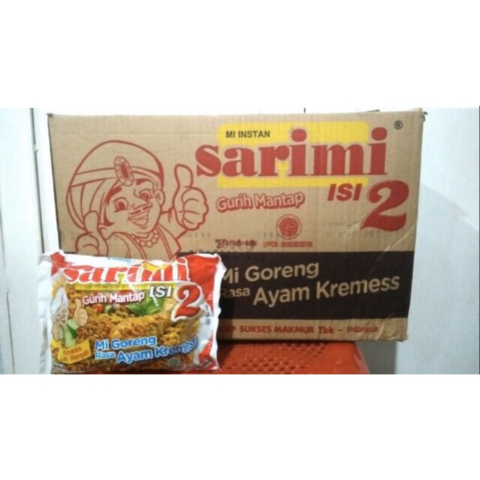 

B587 Sarimi Isi 2 Goreng Ayam Kremes [125gr /24 pcs / 1 Karton ]