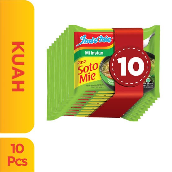 

B587 Indomie soto 10 pcs
