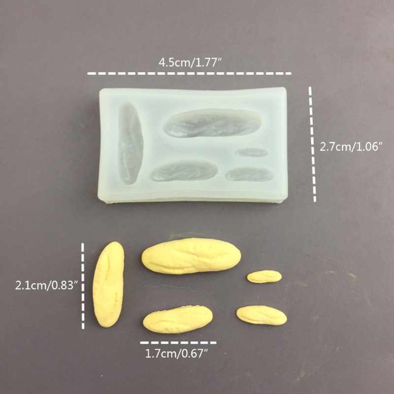 Sa Simulasi Roti Biskuit-Cetakan Kue Miniatur Donat Cookie Cetakan Silikon DIY Aroma-Lilin Cetakan Kue Dekorasi
