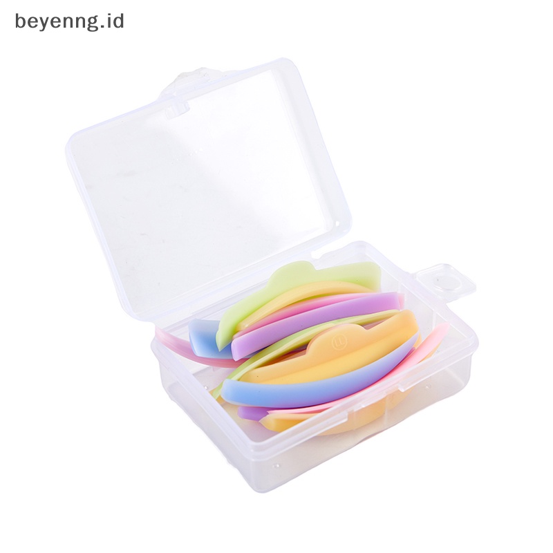 Beyen 3per5 /8Pasang Lash Lift Lifg Curlers Curl Silicone Shields Pads Reusable Perm ID