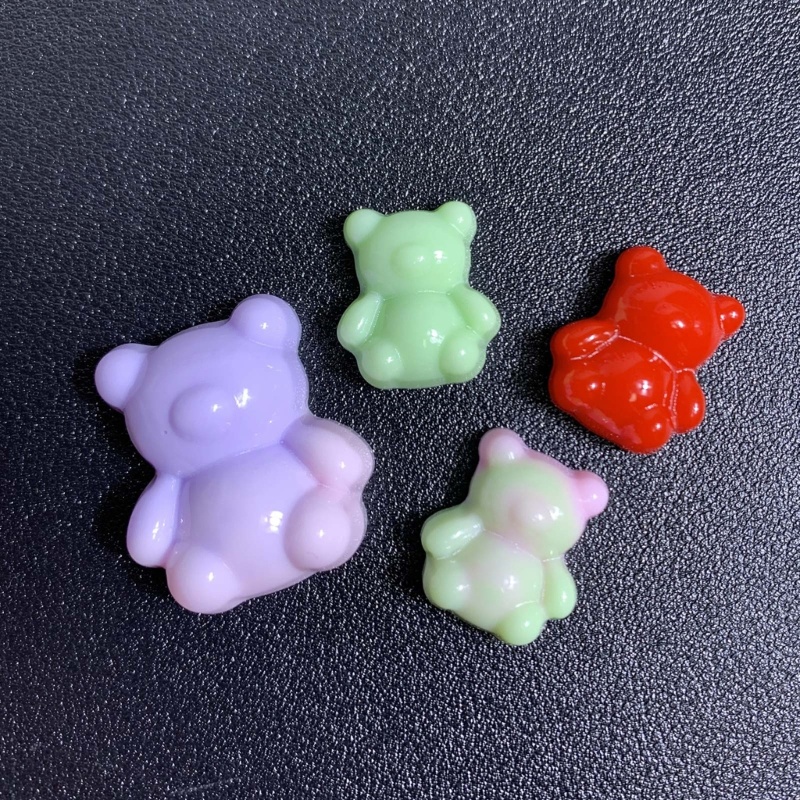 Sa Cetakan Resin Silikon Ornamen Resin Cetakan Kerajinan Membuat Cetakan Berbentuk Beruang Kecil Bahan Silikon Hand-Making Juga