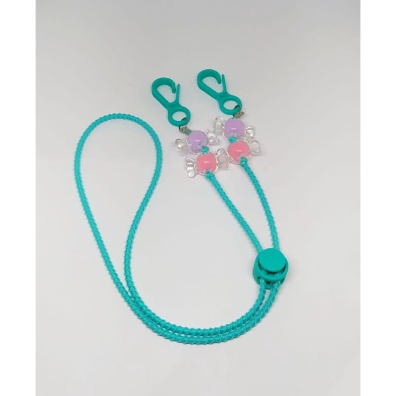 Strap Masker Hijab Candy Premium Lucu Gantungan Tali Pita mutiara Kalung Rantai Hanmade |Fh_Hijab_10