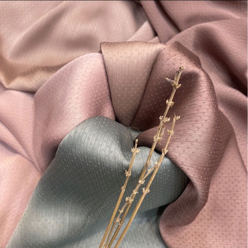 Cradenza dobby Silk Crystal / Sifon Silk Cradenza Crystal / Crinkle Dobby / Silk