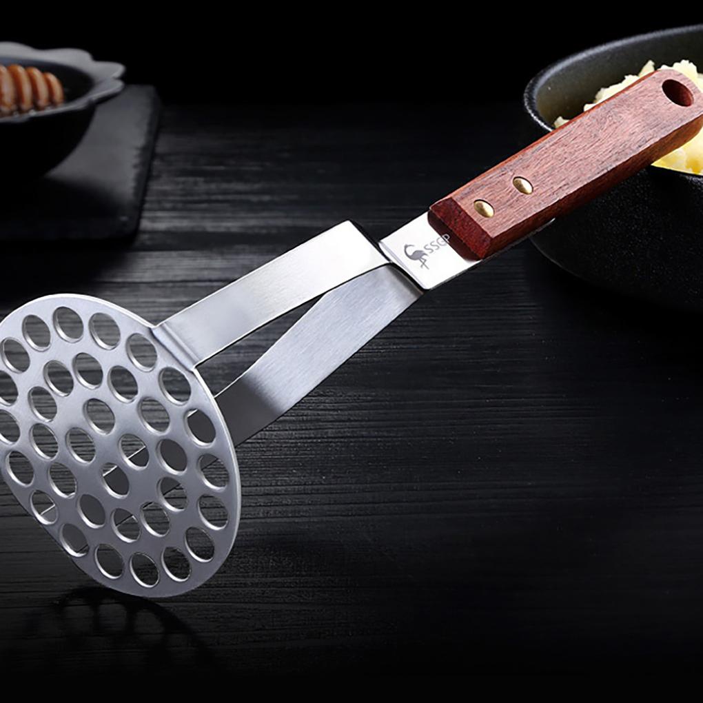 Potato Masher Manual Press Penghancur Sayur Buah Stainless Penggiling