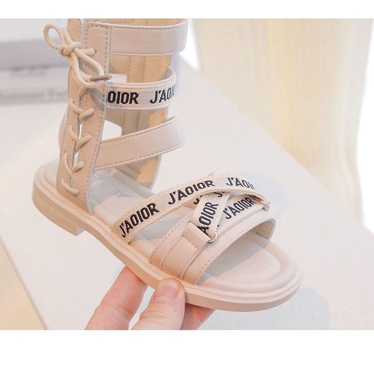 (LOLI-JKT) SD-6009 SANDAL ANAK JDIOR GLADIATOR TALI RESLATING SIZE 27-36