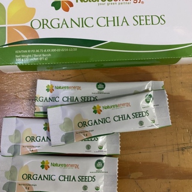 

Nature’s Energy Organic Chia Sachet 5gr (CitraFood)