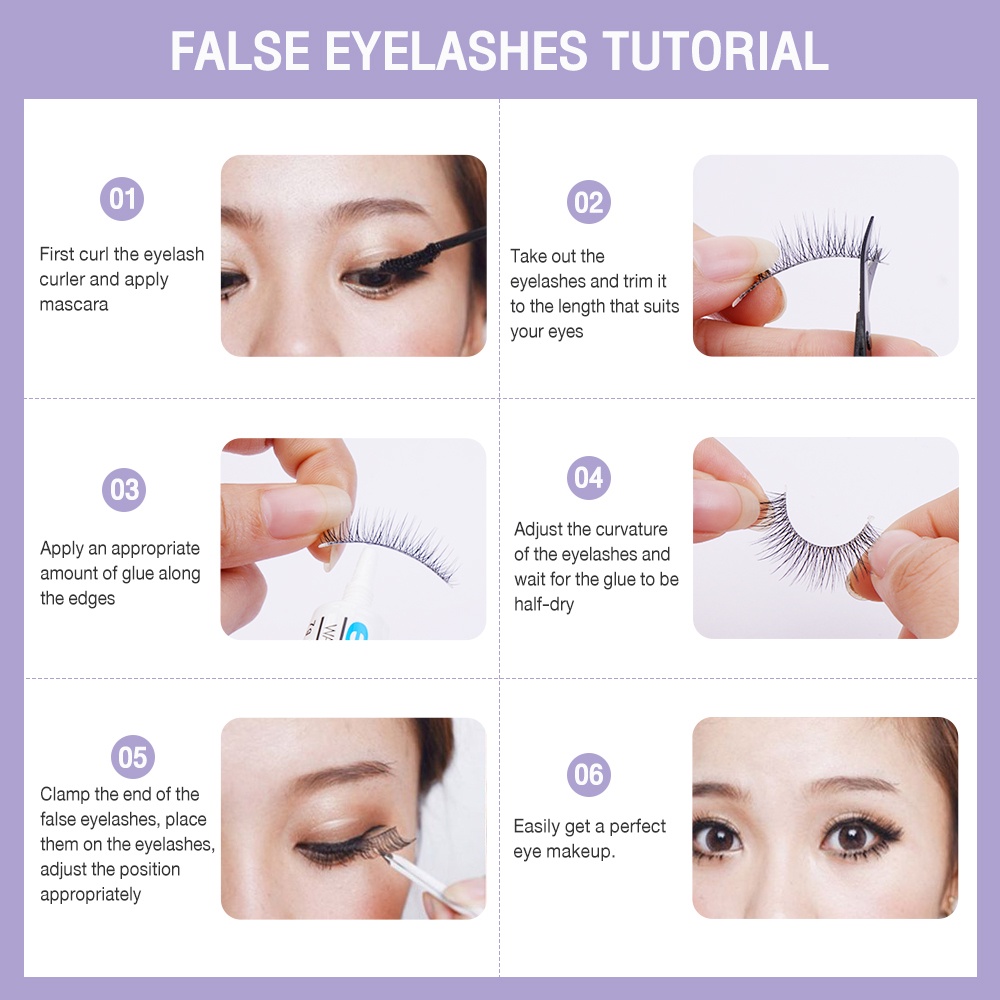 MAANGE Bulu Mata Eyelash Eyelash Extension Bulu Mata 3D Lem Bulu Mata 7378