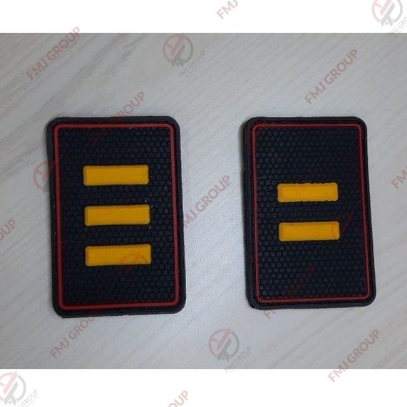 Patch Tanda Pangkat PDL PDH Melati Kompol AKBP angkatan / Bet Pangkat POLISI AIPTU AIPDA BRIPTU BRIPDA Patch Karet Perepet