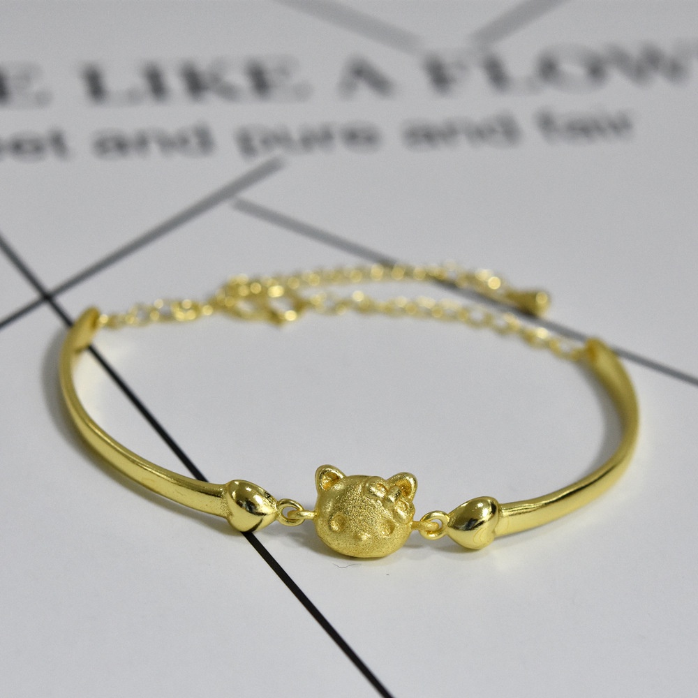 Aksesoris Perhiasan Fashion Goldkingdom Ready Stock Kt Kucing Kalung Cincin Gelang Liontin