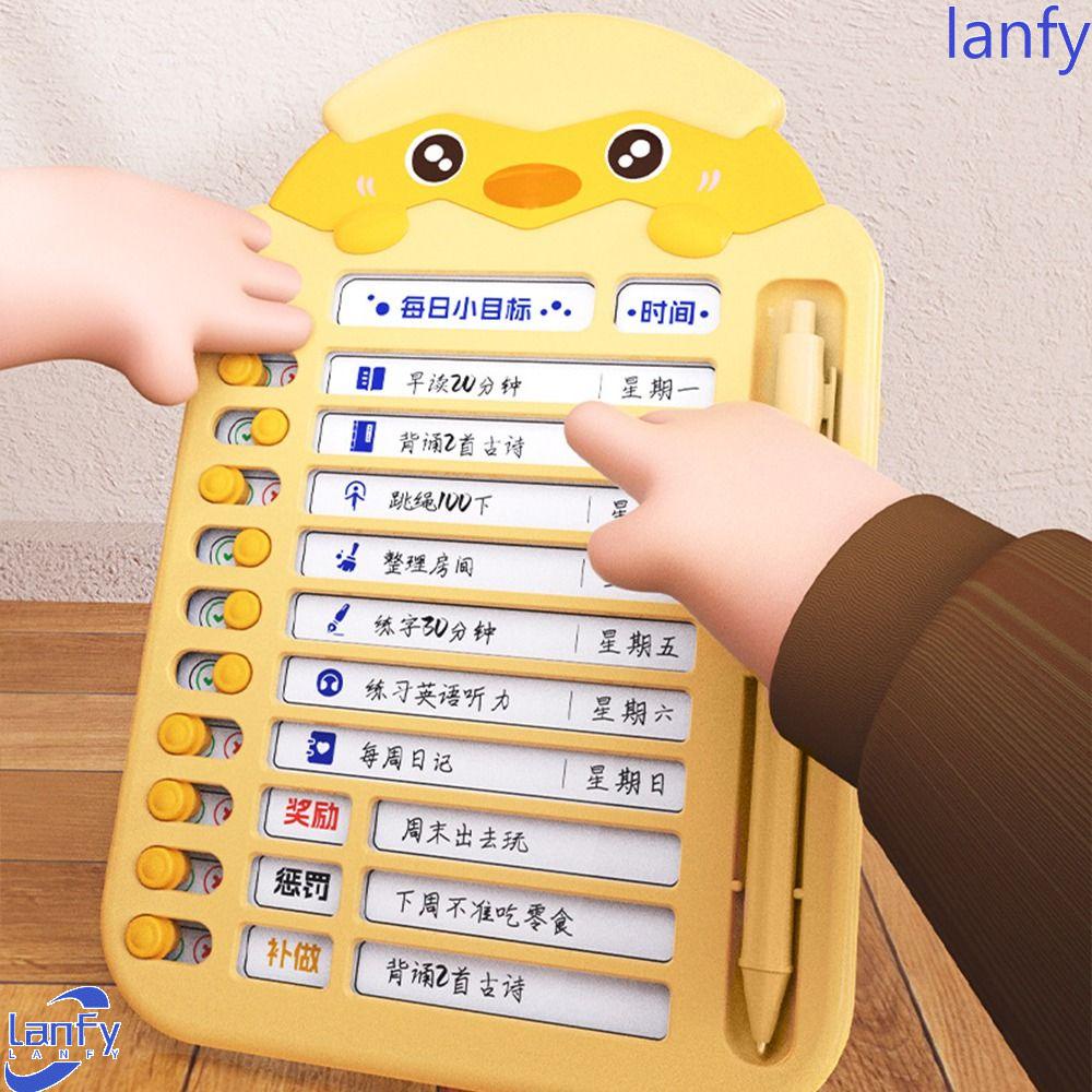 Lanfy To Do List Checklist Bentuk Ayam Bekerja Belajar Jam in Device Papan Pesan Alat Tulis Siswa Perlengkapan Sekolah Rumah Chores Checklist Bentuk Inspeksi Diri