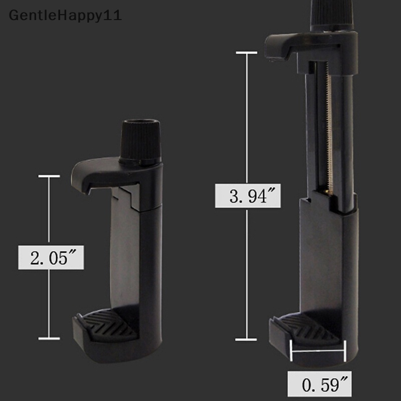 Gentlehappy Clip Holder Monopod Tripod Mount Stand Adapter Untuk Kamera Handphone id