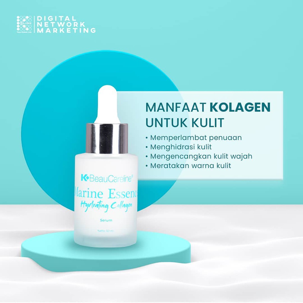 K-BEAUCARELINE MARINE ESSENCE KLINK COLLAGEN SERUM WAJAH KOLAGEN K LINK