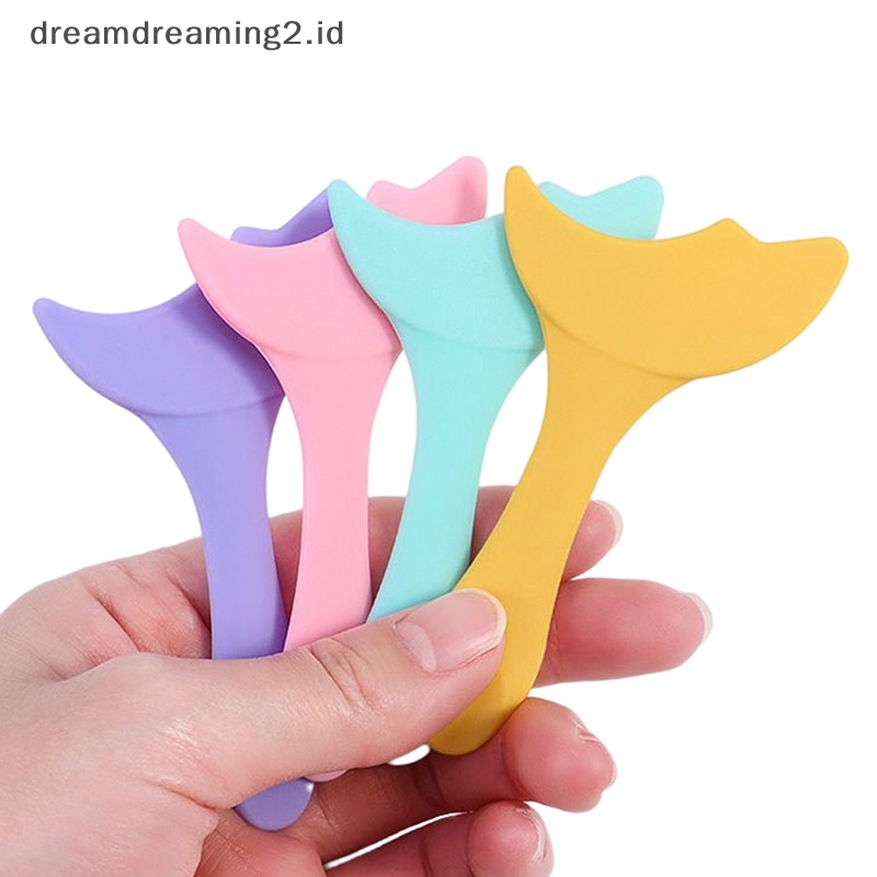 (drea) Silicone Eyeliner Stencils Eyeshadow Pad Wanita Makeup Aplikator Eyeshadow//