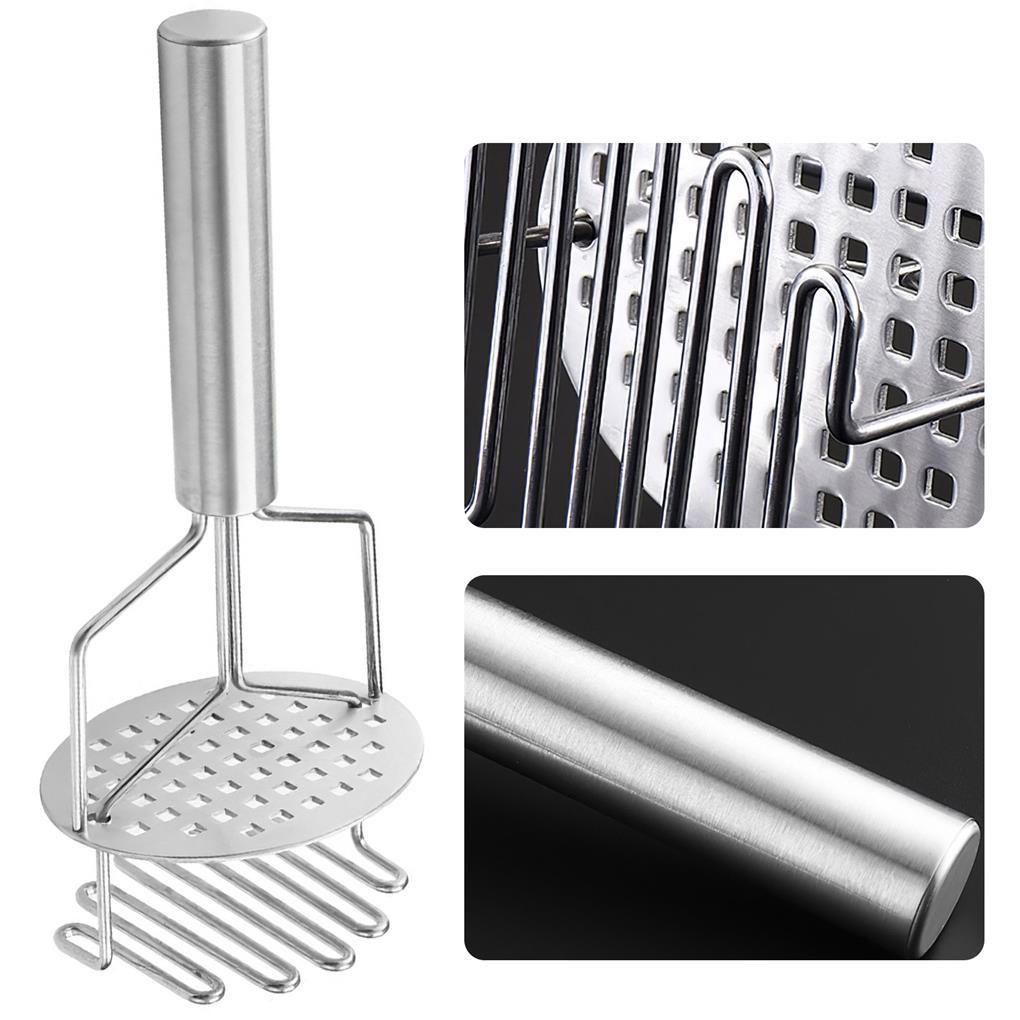 Stainless Steel Potato Mud Mixer Manual Double Layered Potato Masher Household Mud Machine Tekanan Makanan Keju Hancur Lumpur Gadget Dapur